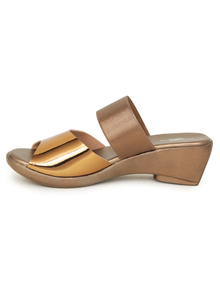 Shezone Copper Women Heels