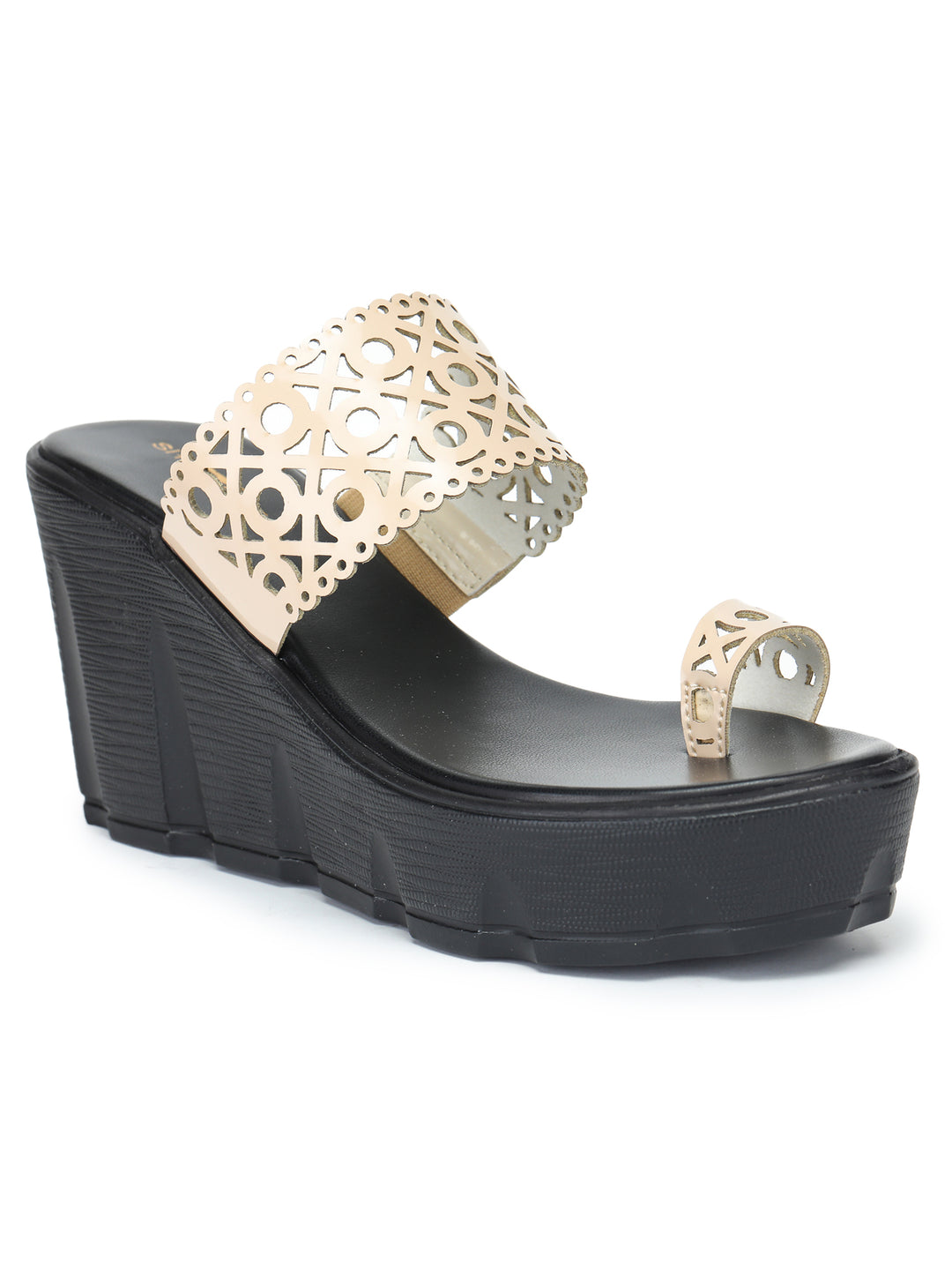 Shezone Women Cream Heels