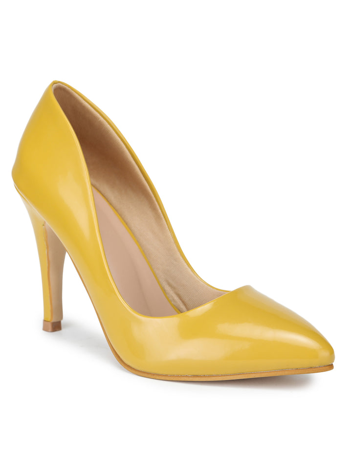 Shezone Women Mustard Heels