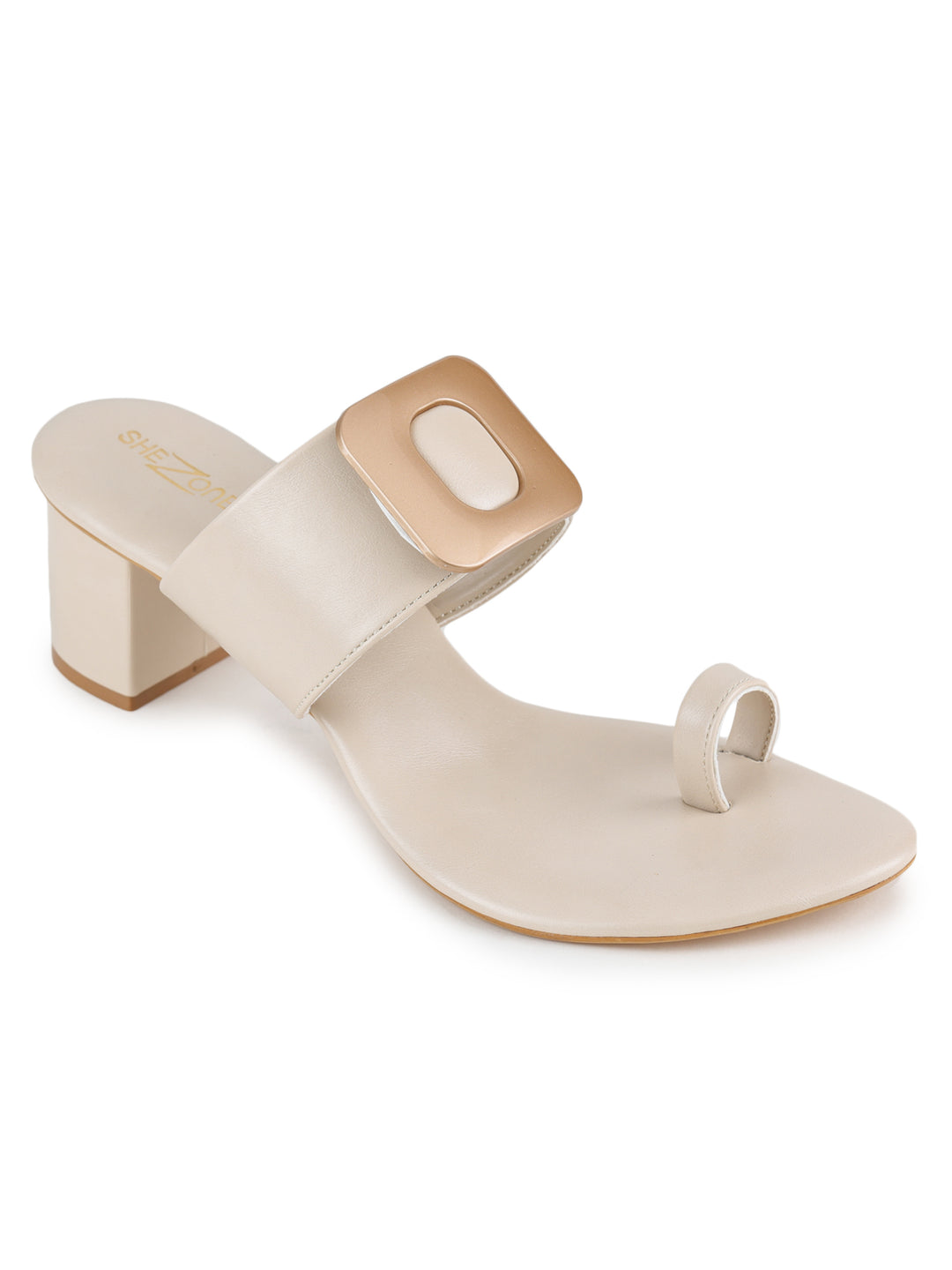 Shezone Cream Women Heels