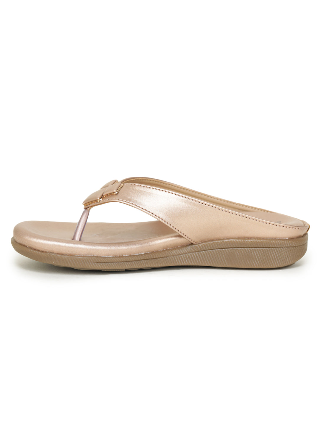 Shezone Rose Gold Women Flats