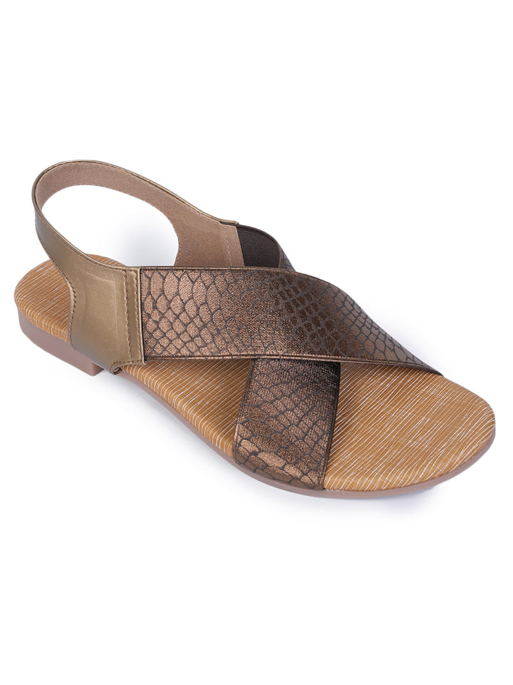 Shezone Copper Women Flats