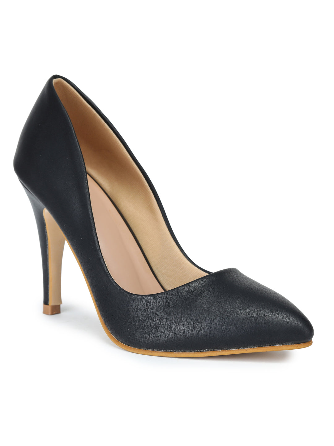 Shezone Women Black Heels