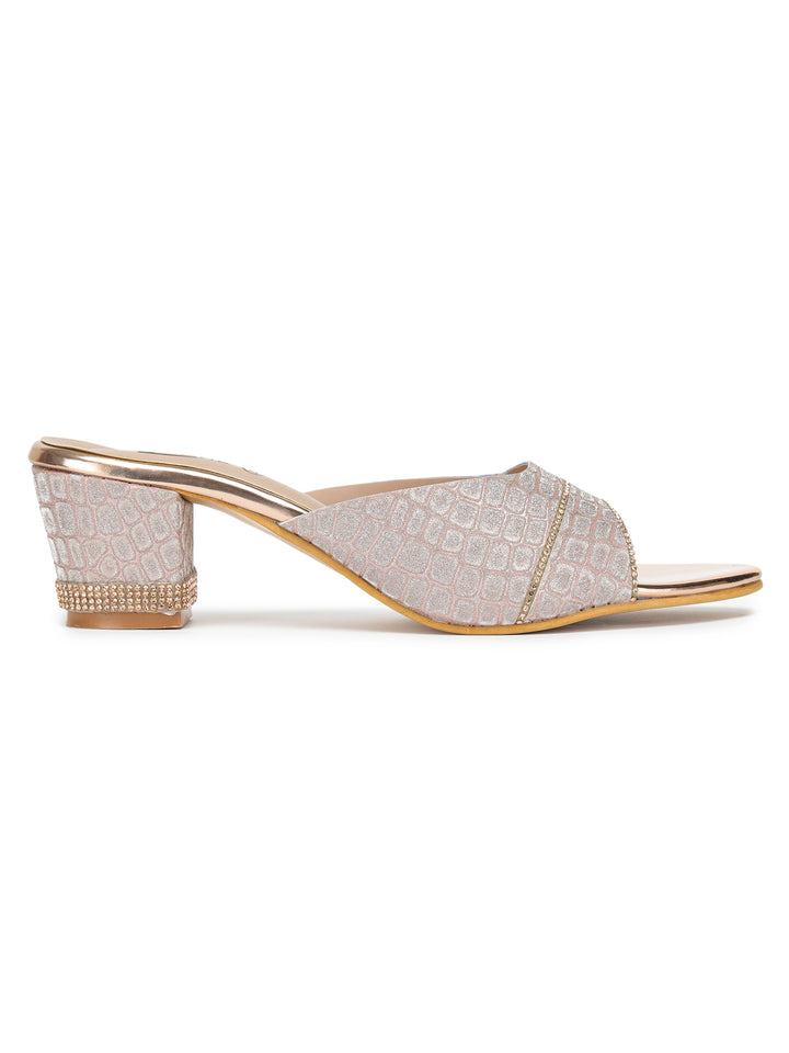 Shezone Women Rose Gold Heels