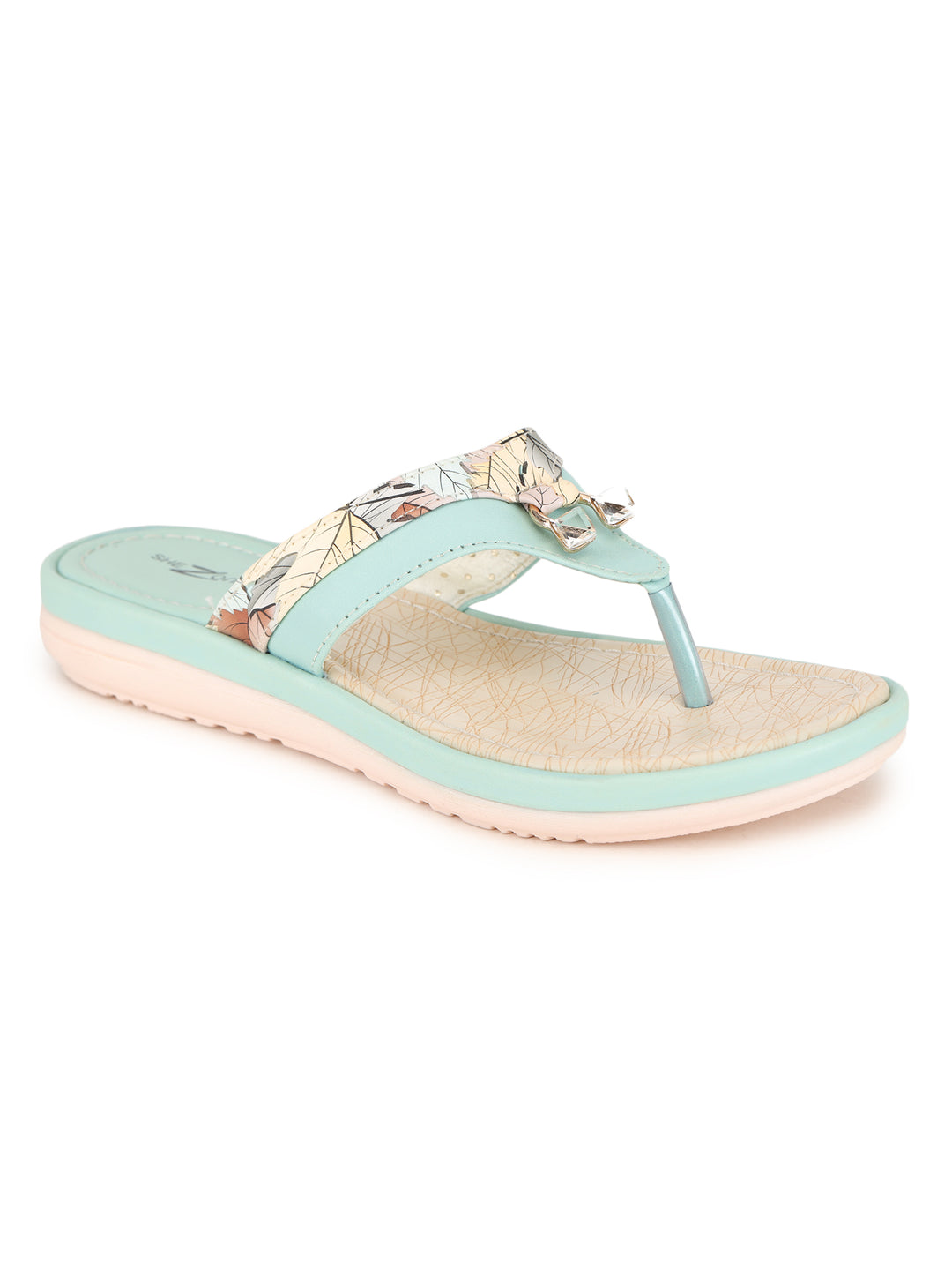 Shezone Women Sea Green Flats