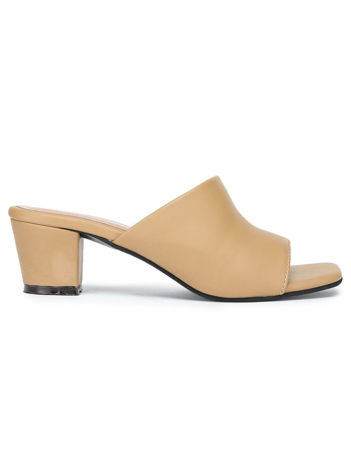 Shezone Women Beige Heels