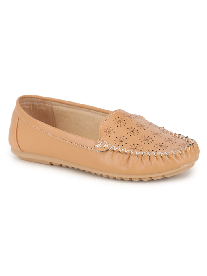 Shezone Women Beige Flats