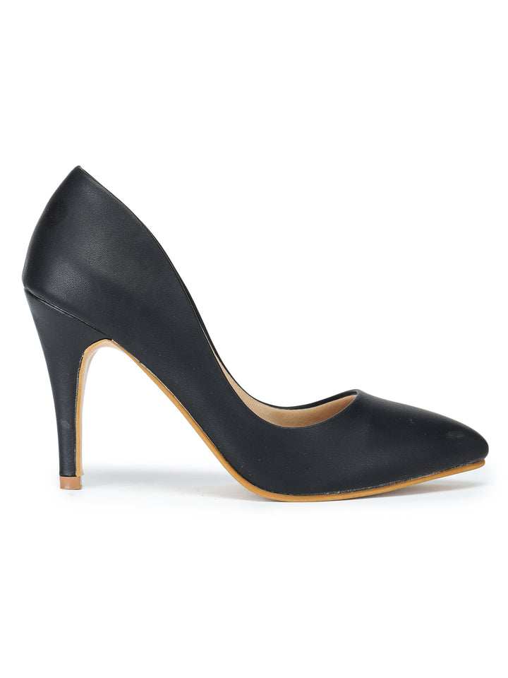 Shezone Women Black Heels