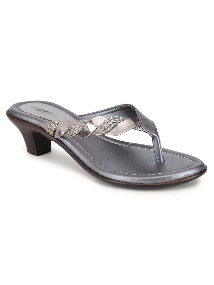 Shezone Grey Women Heels
