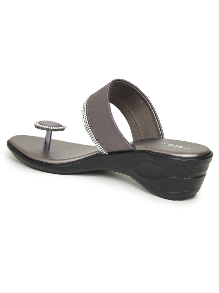 Shezone Grey Women Heels