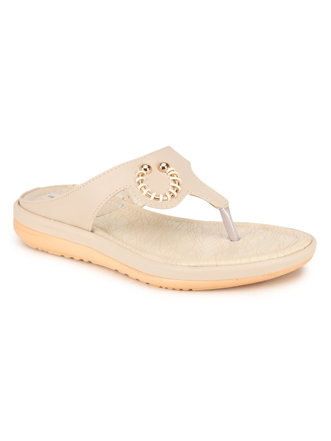 Shezone Women Cream Flats