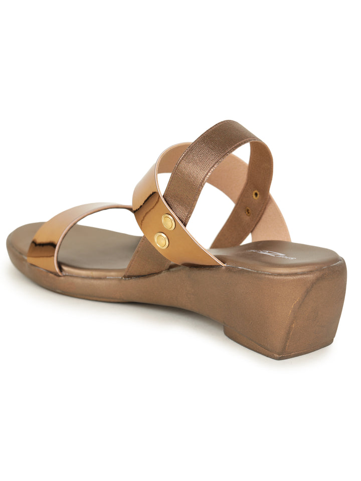 Shezone Copper Women Heels