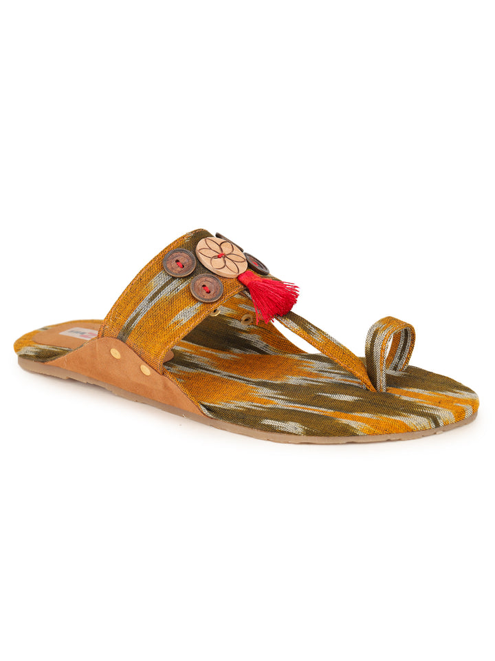 Shezone Mustard Women Flats