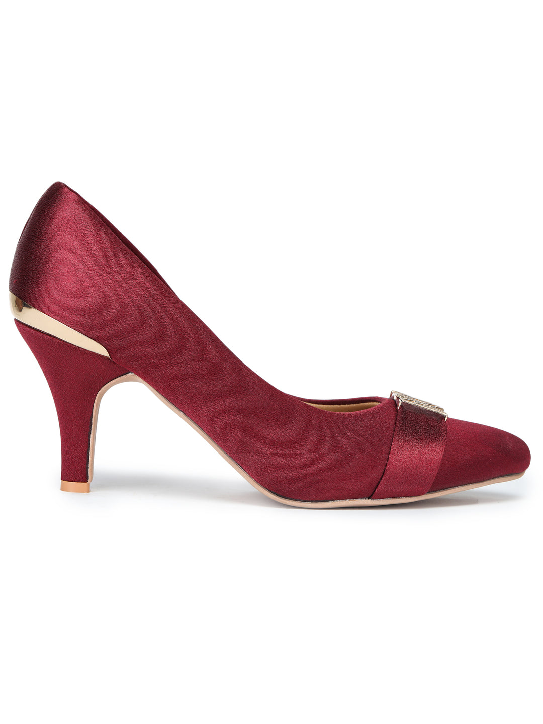 Shezone Women Maroon Heels