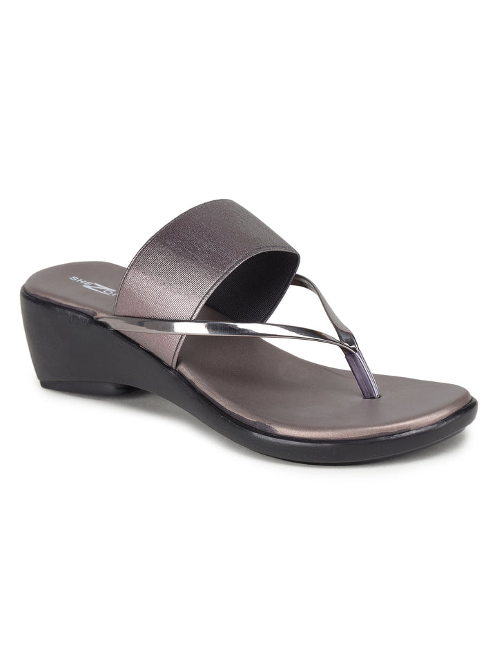 Shezone Women Grey Heels