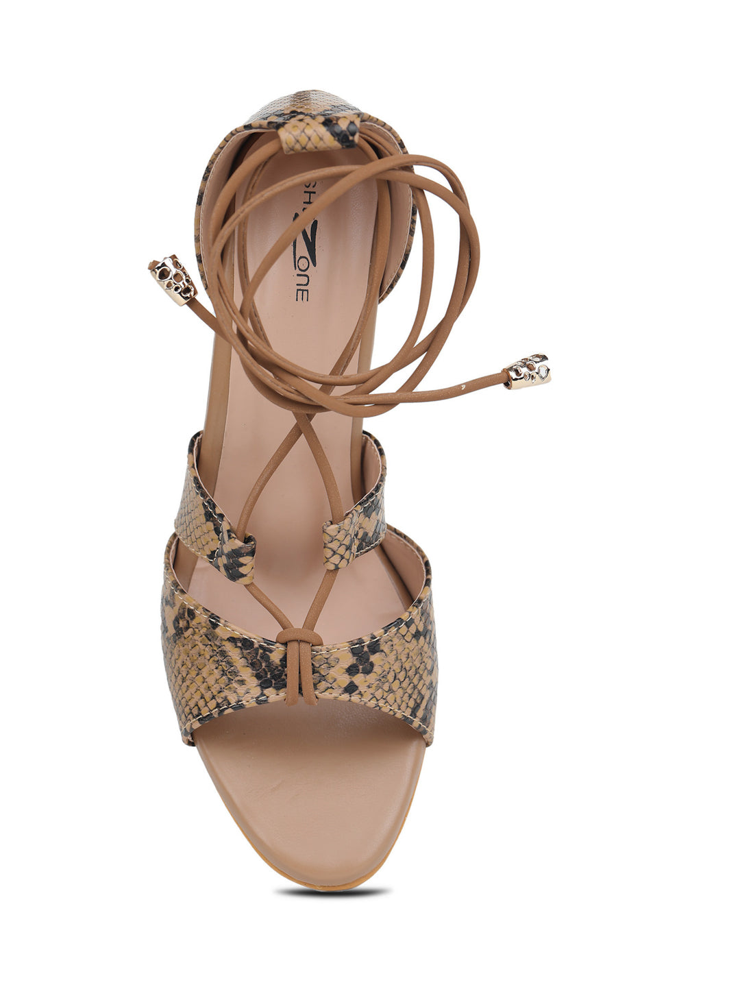 Shezone Tan Women Heels