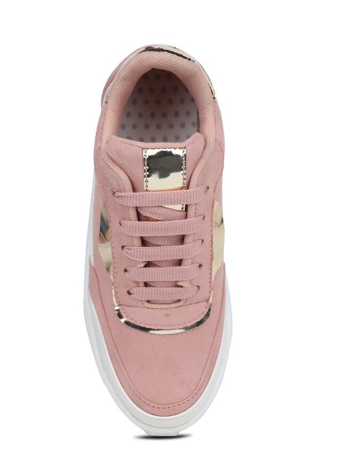 Shezone Women Peach Casual Shoes
