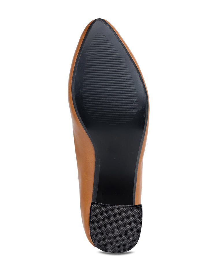 Shezone  Tan  Women Heels