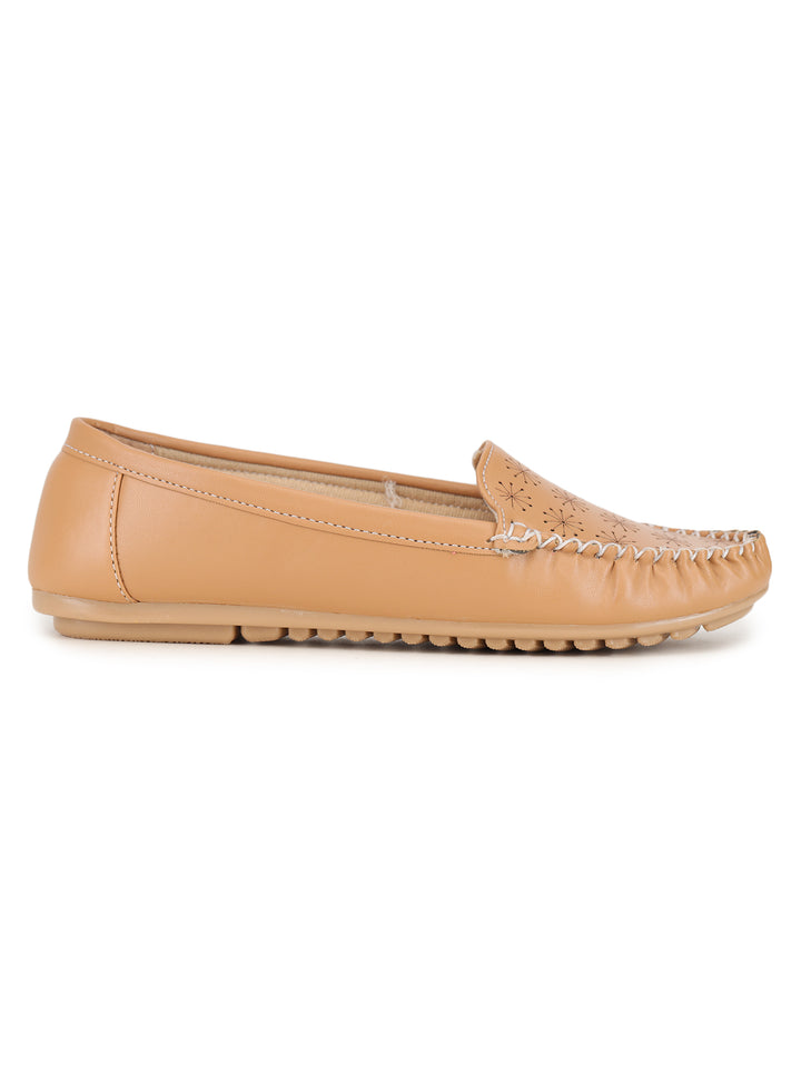Shezone Women Beige Flats