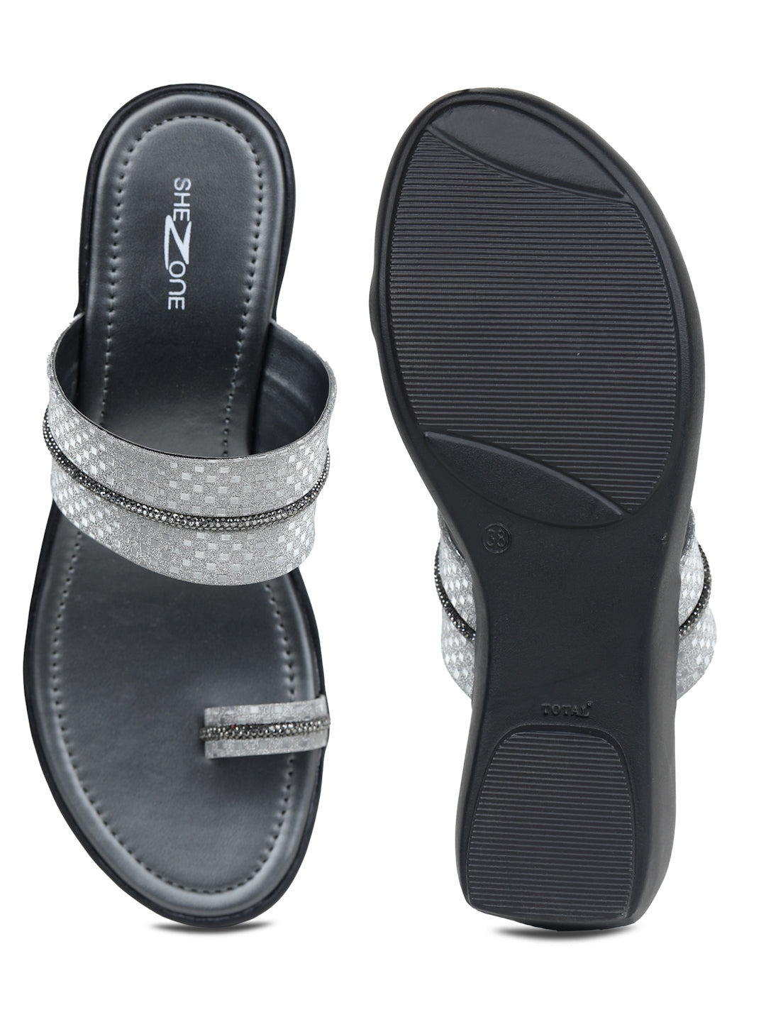 Shezone Grey Women Heels