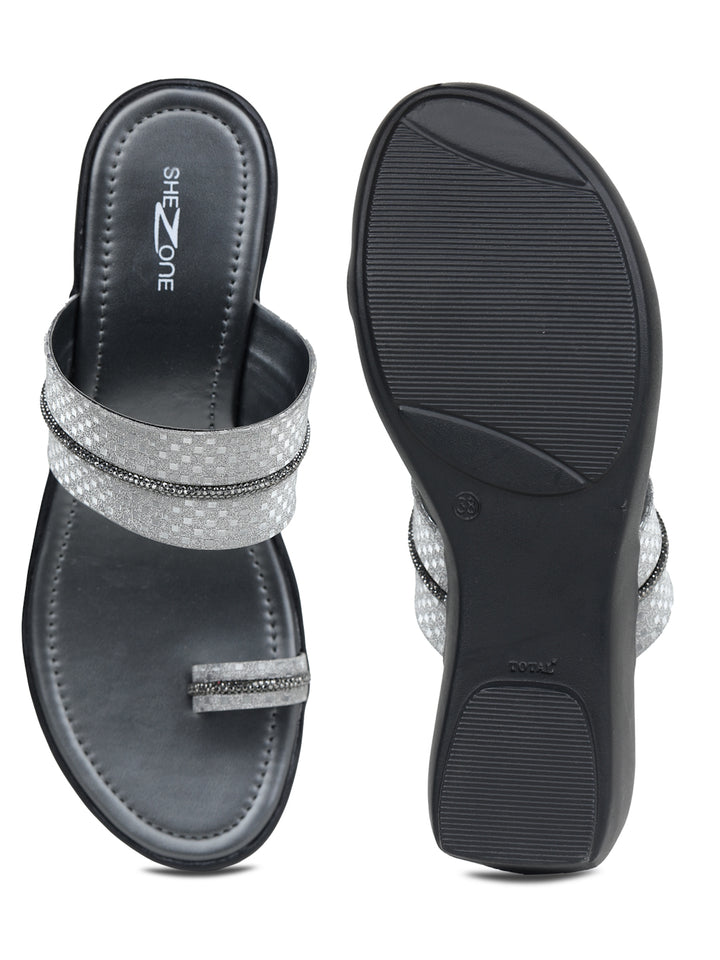Shezone Grey Women Heels