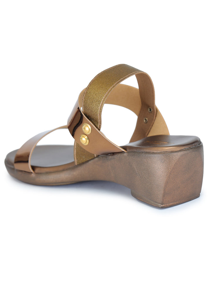 Shezone Women Copper Heels