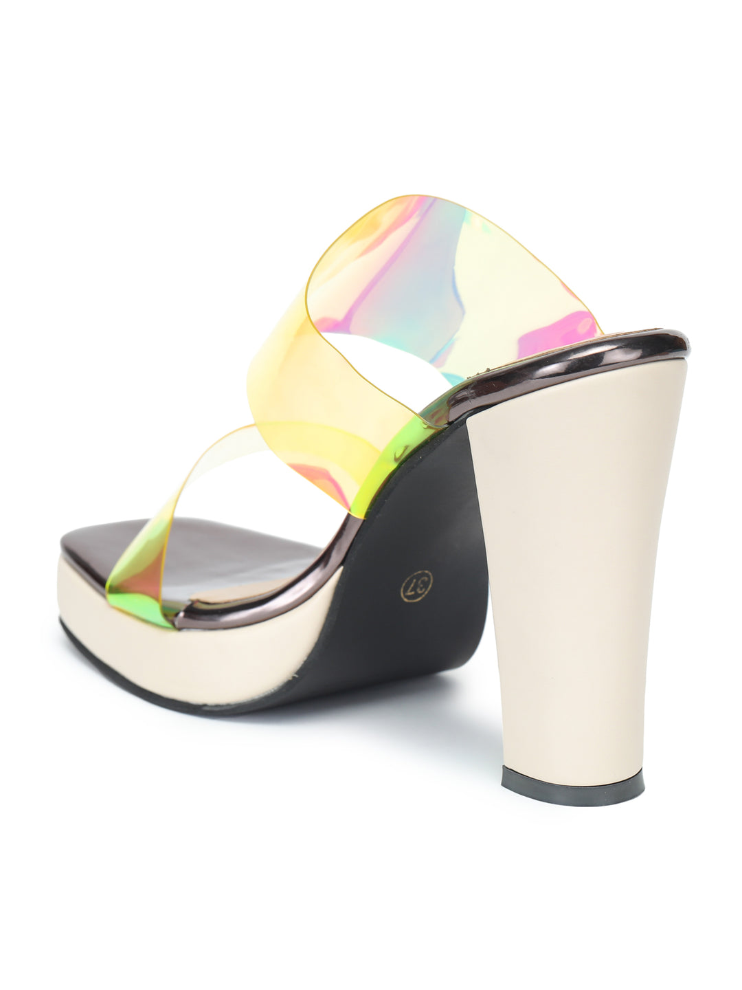 Shezone Women Fluorescent Green Heels