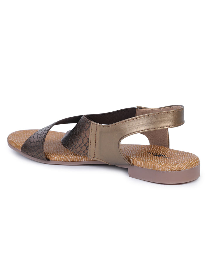 Shezone Copper Women Flats