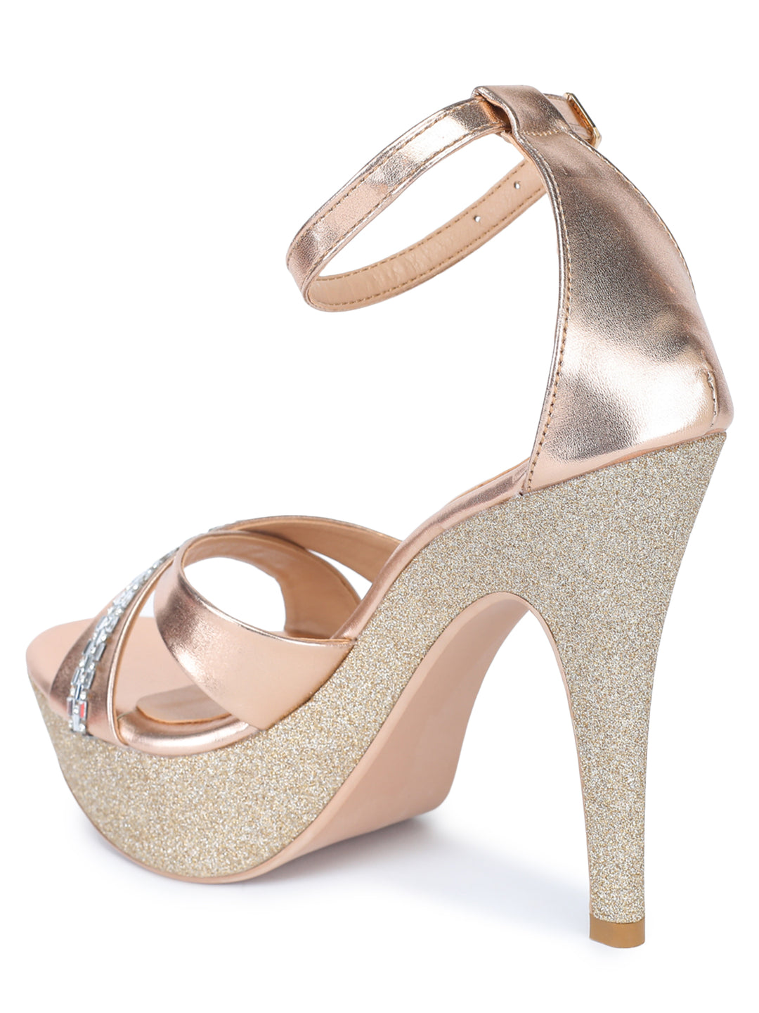 Shezone Women Rose Gold Heels