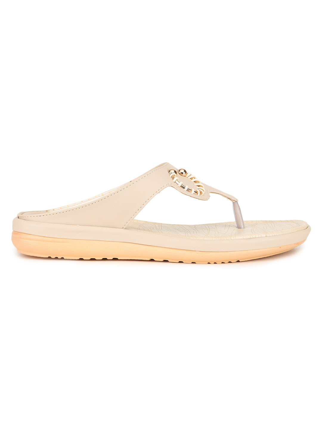Shezone Women Cream Flats