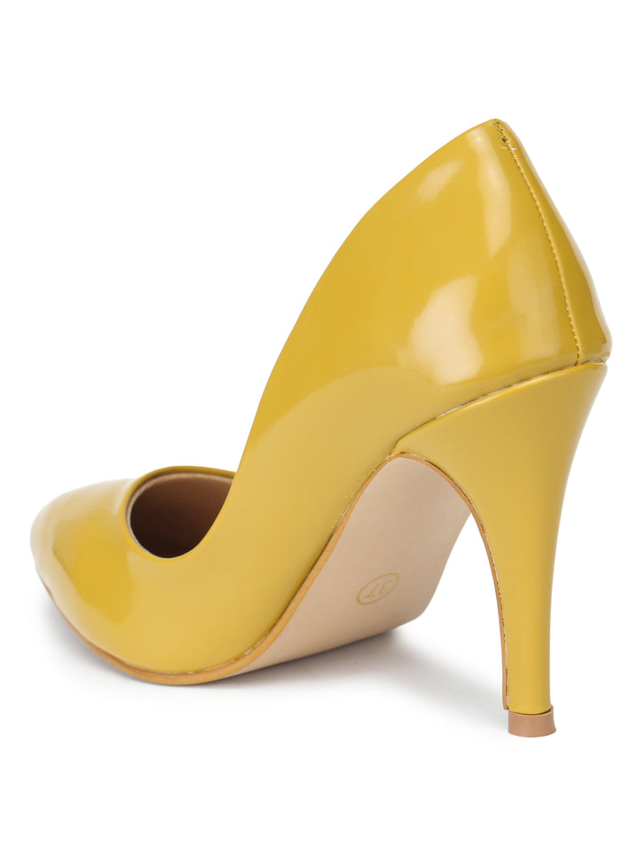 Shezone Women Mustard Heels