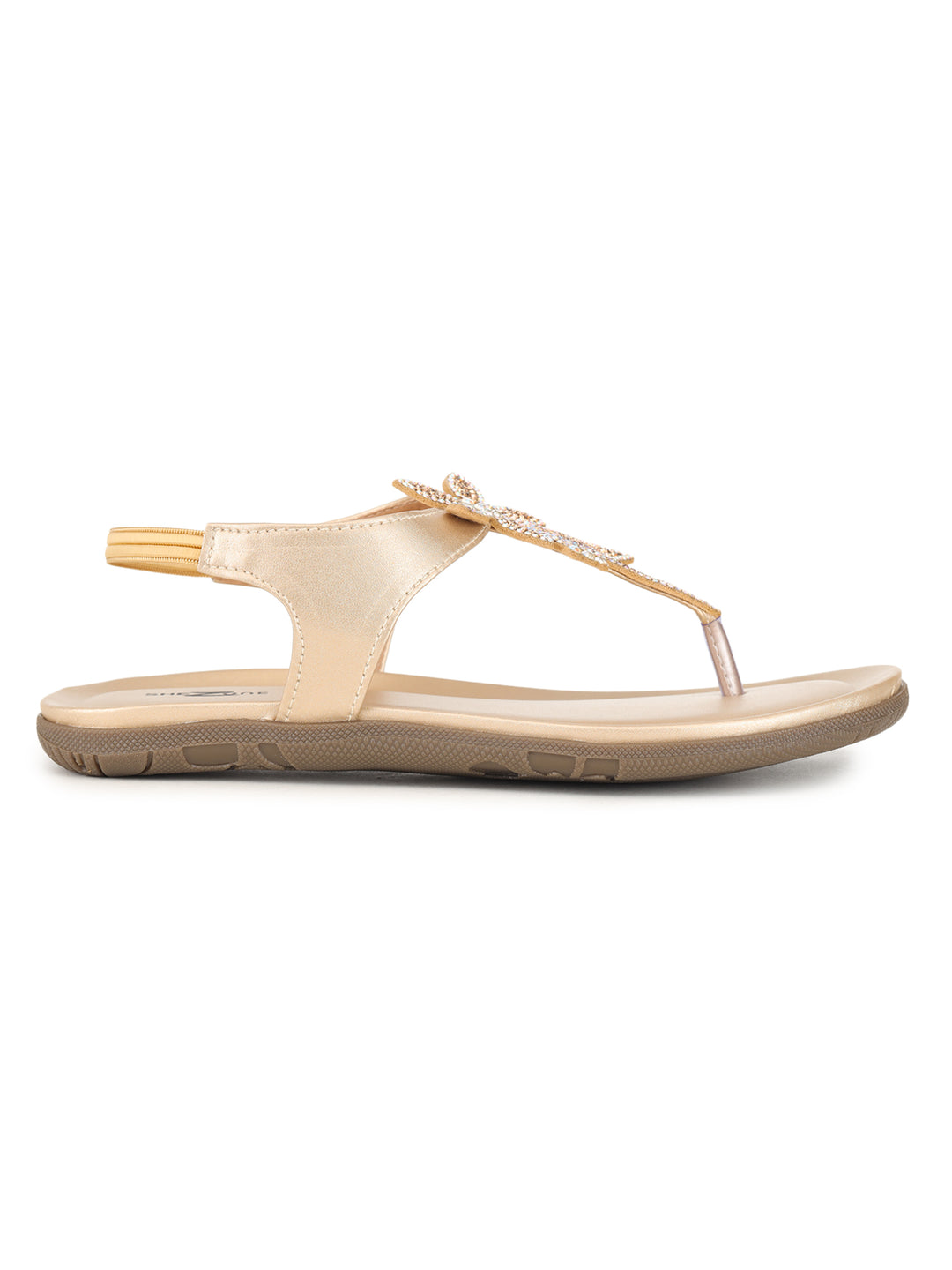 Shezone Women Gold Flats