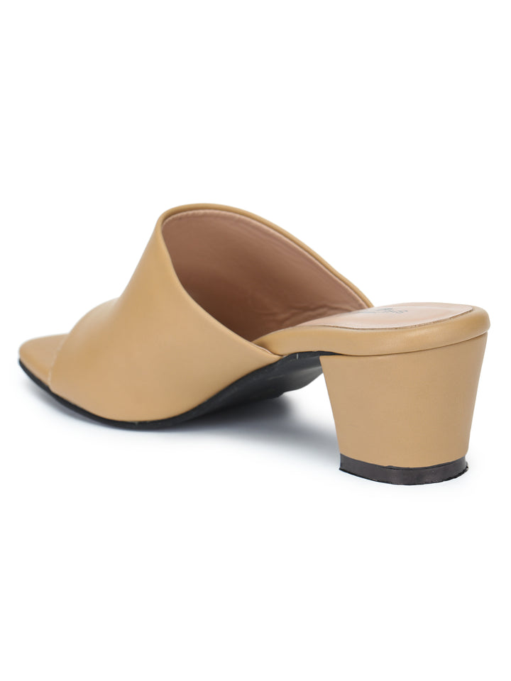 Shezone Women Beige Heels