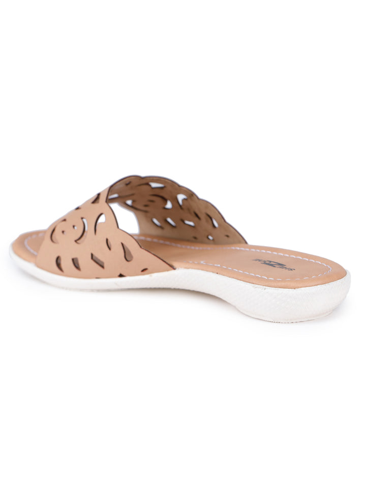 Shezone Beige Women Flats
