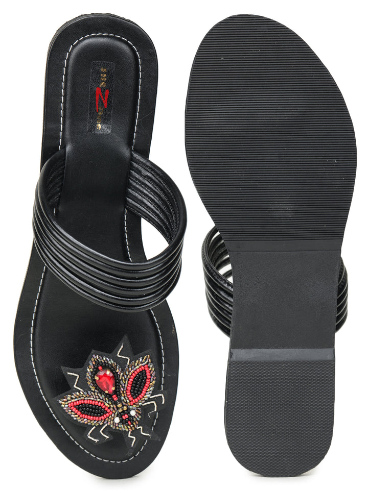 Shezone Black Women Flats