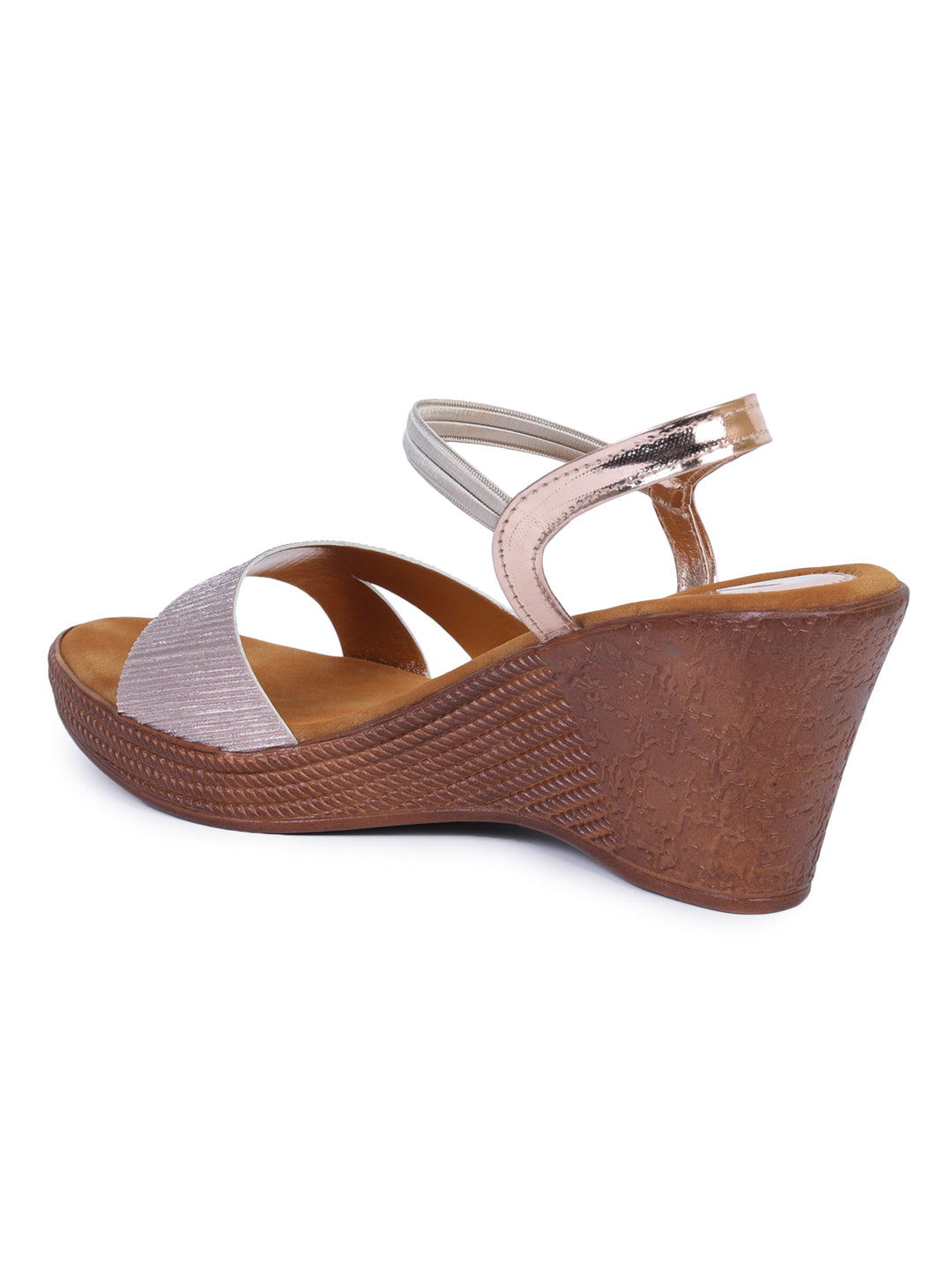 Shezone Rose Gold Women Heels