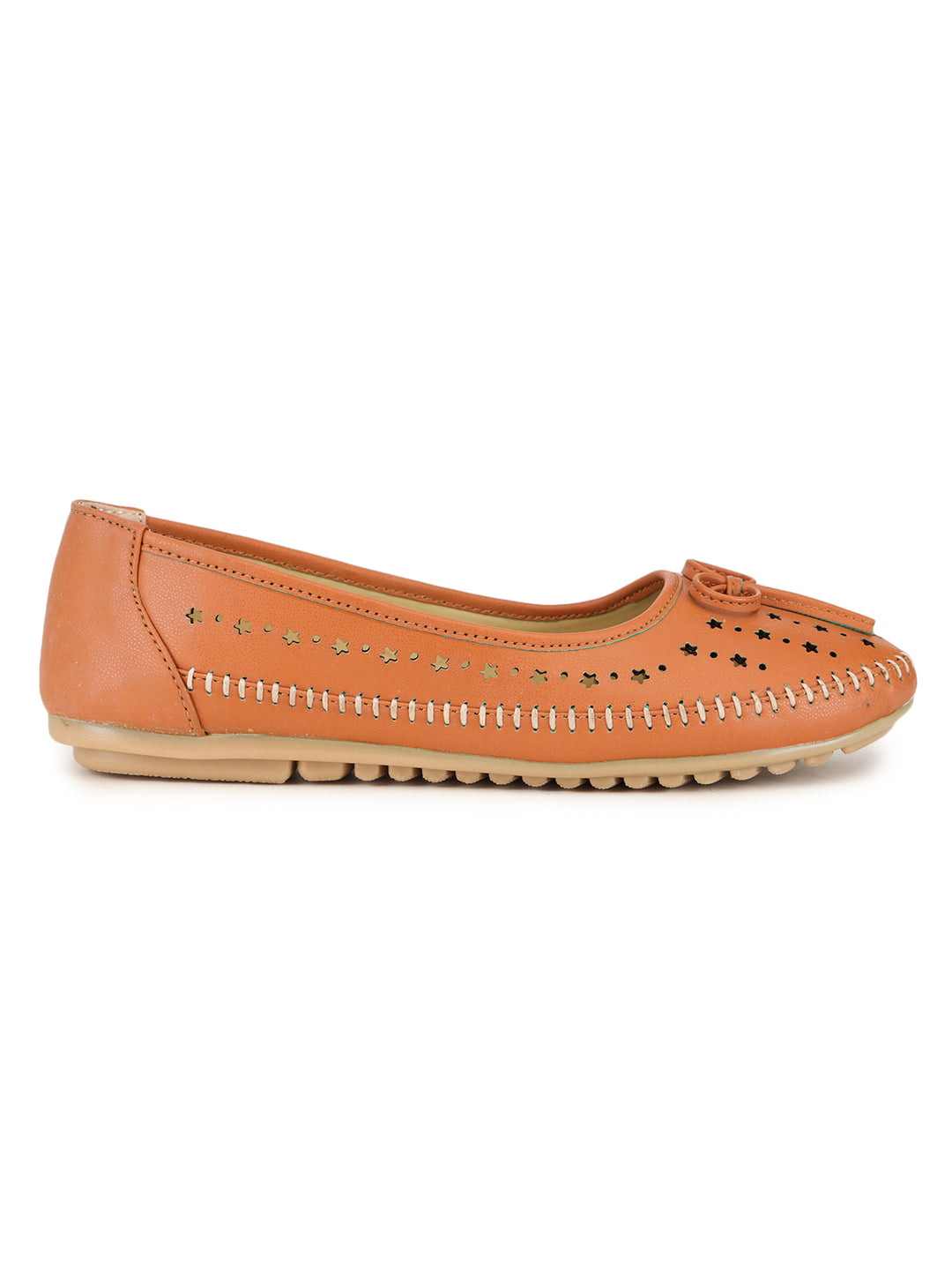 Shezone Women Tan Flats