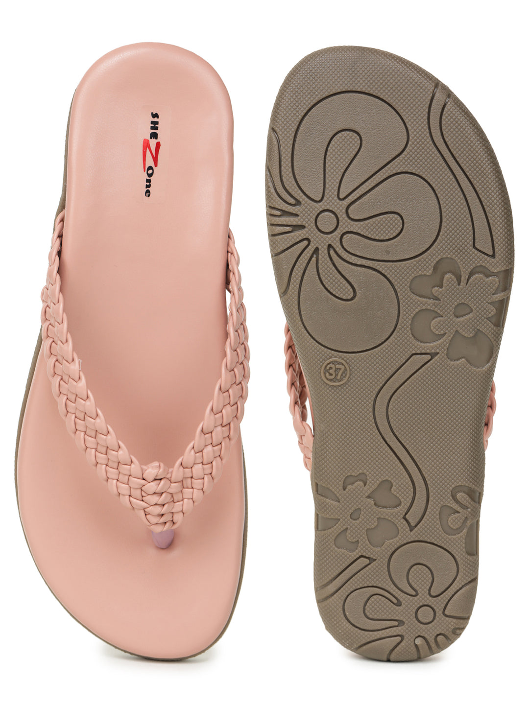 Shezone Peach Women Flats