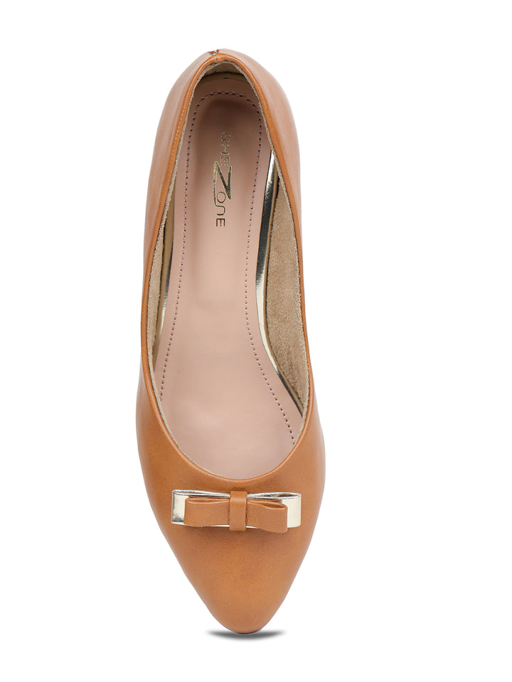 Shezone  Tan  Women Heels