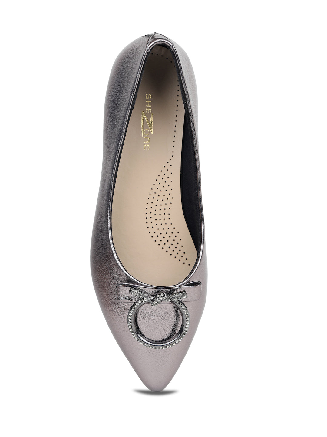 Shezone Grey Women Flats