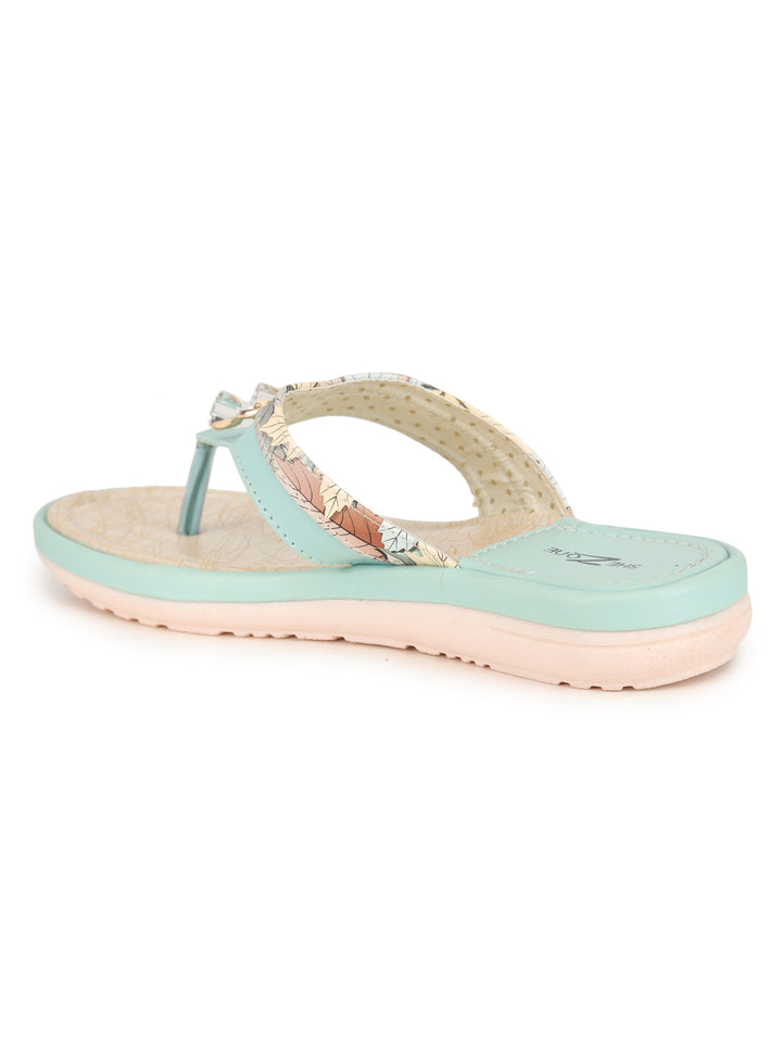 Shezone Women Sea Green Flats
