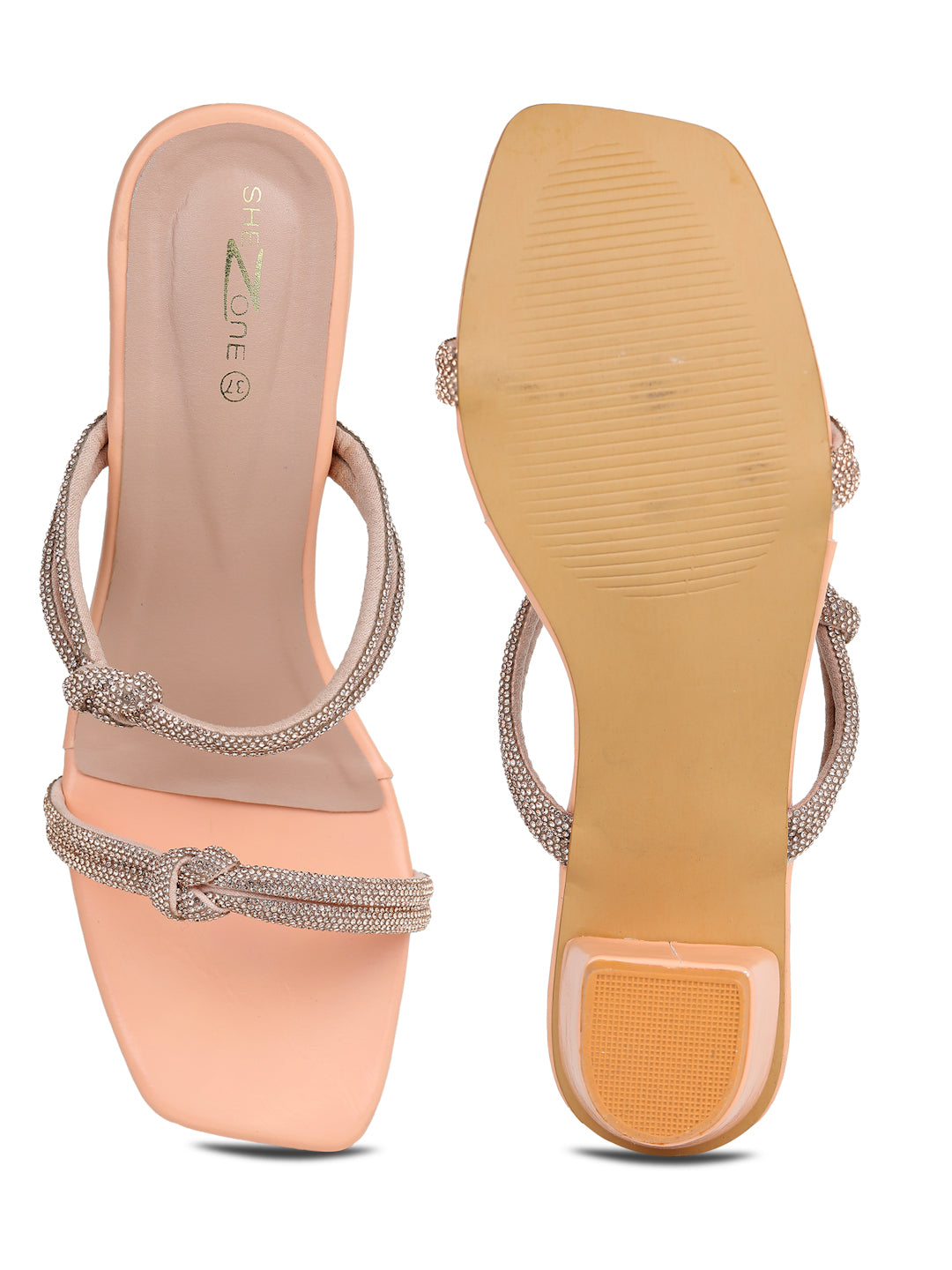 Shezone Peach Women Heels