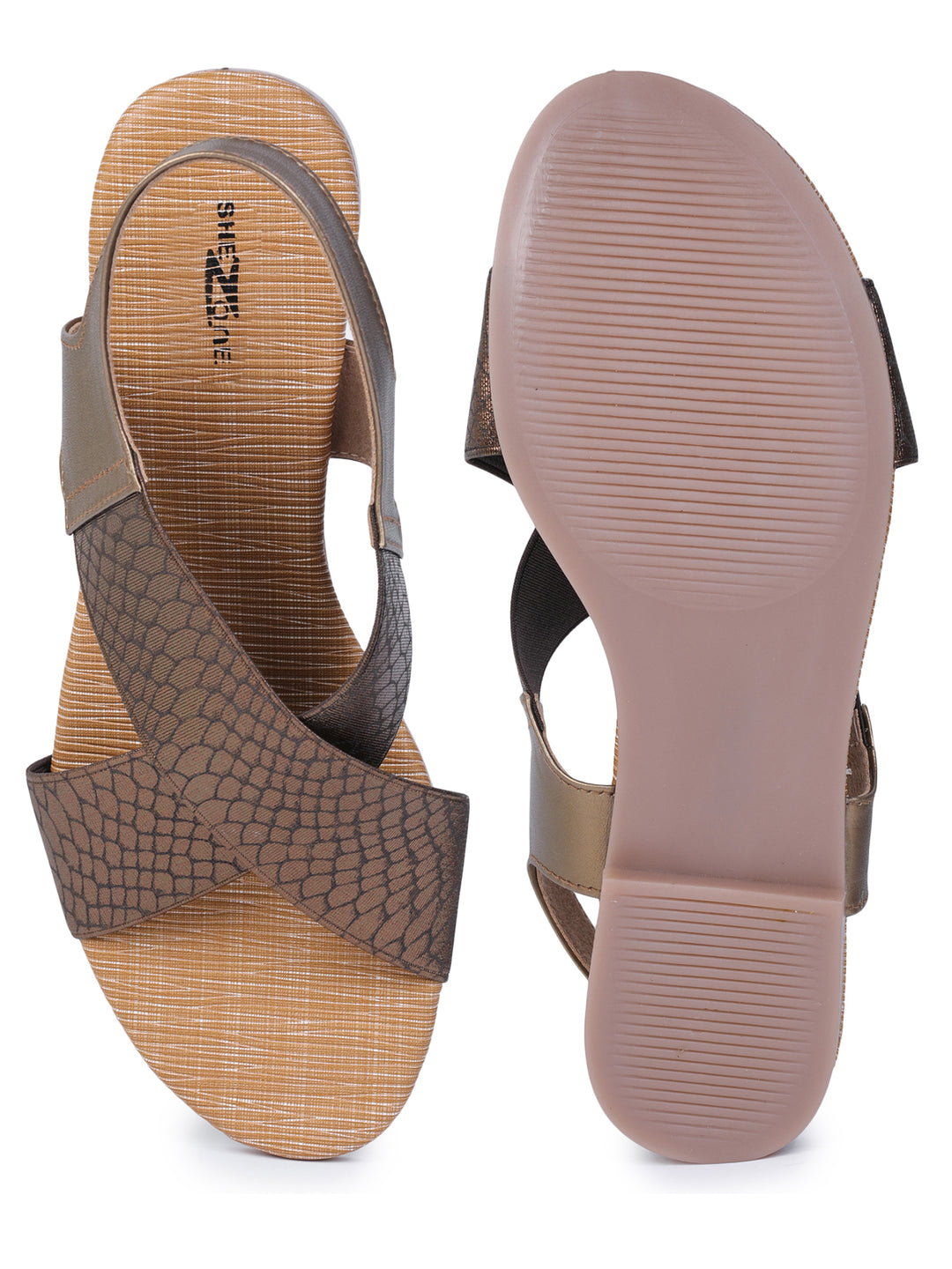 Shezone Copper Women Flats