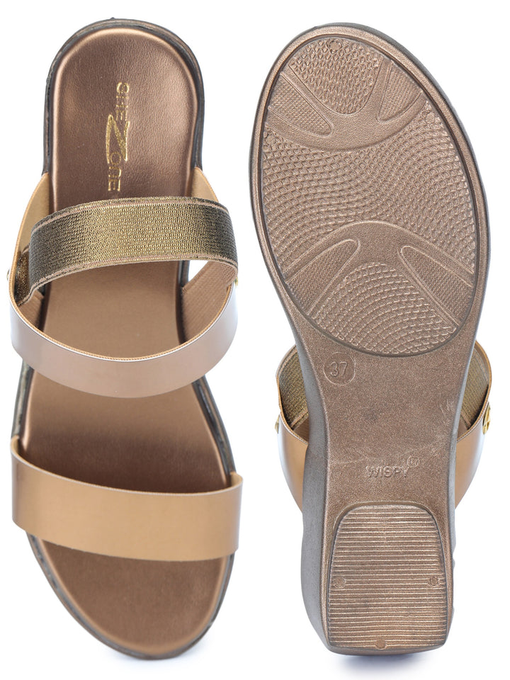 Shezone Women Copper Heels