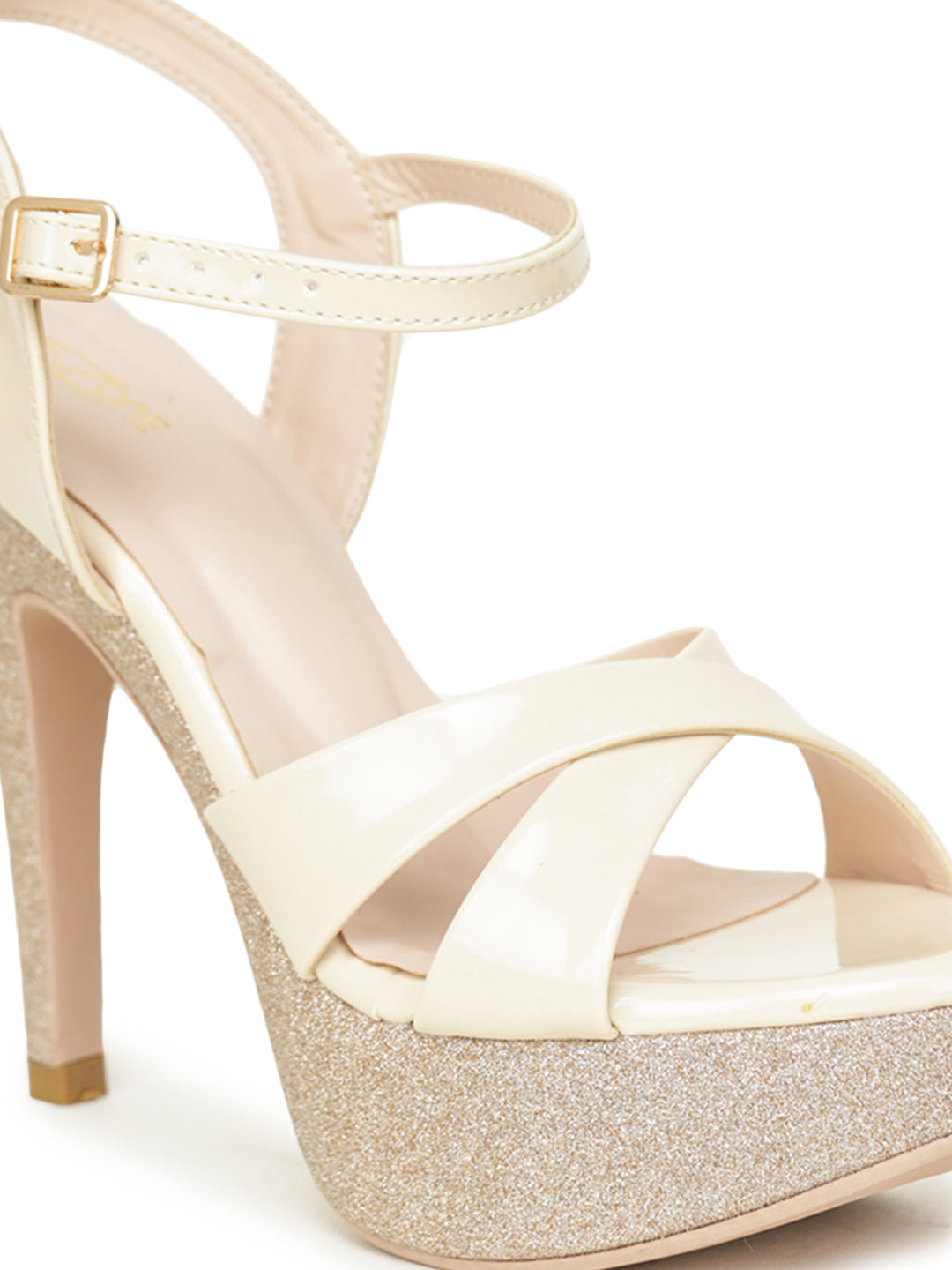 Shezone Women  Gold Heels
