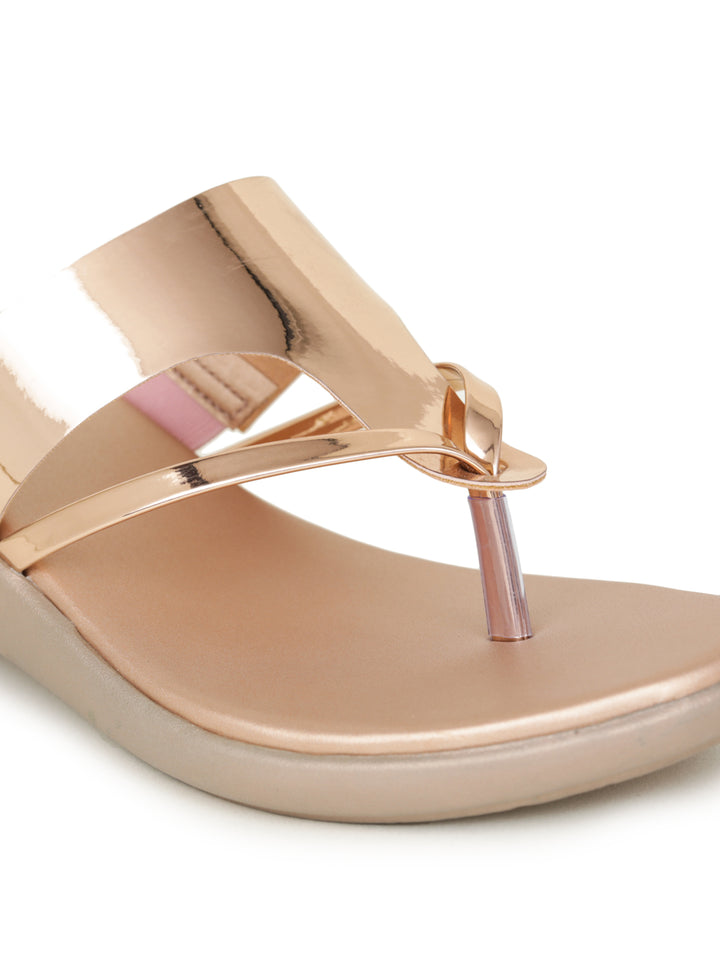 Shezone Rose Gold Women Heels