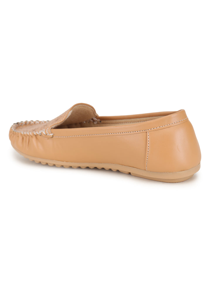 Shezone Women Beige Flats