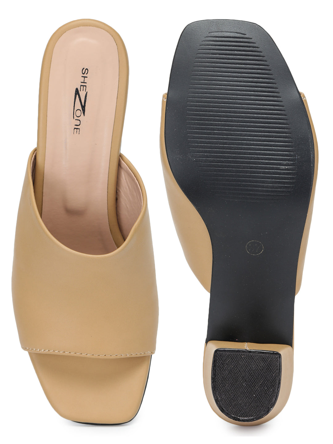 Shezone Women Beige Heels