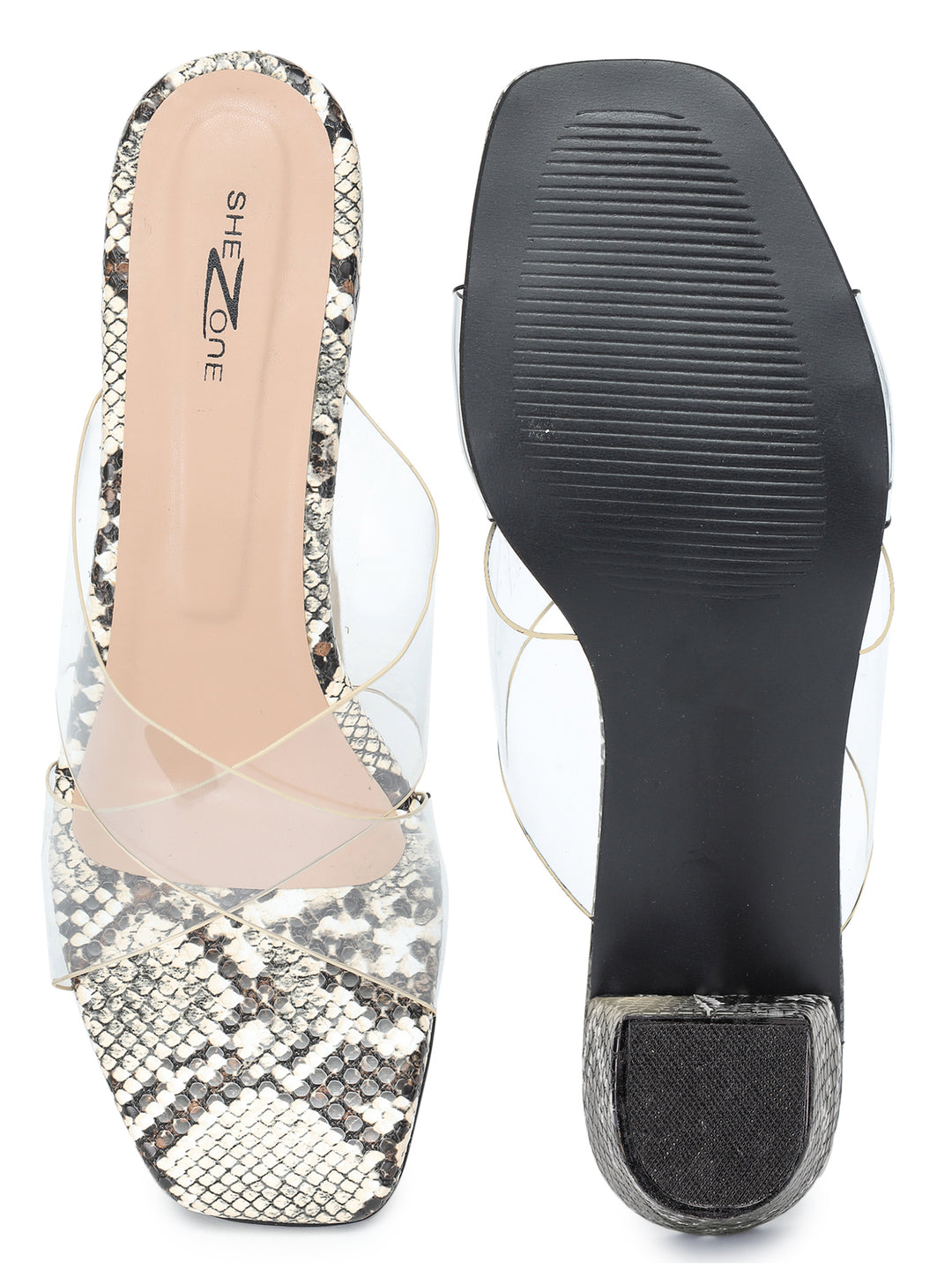 Shezone Women Cream Heels