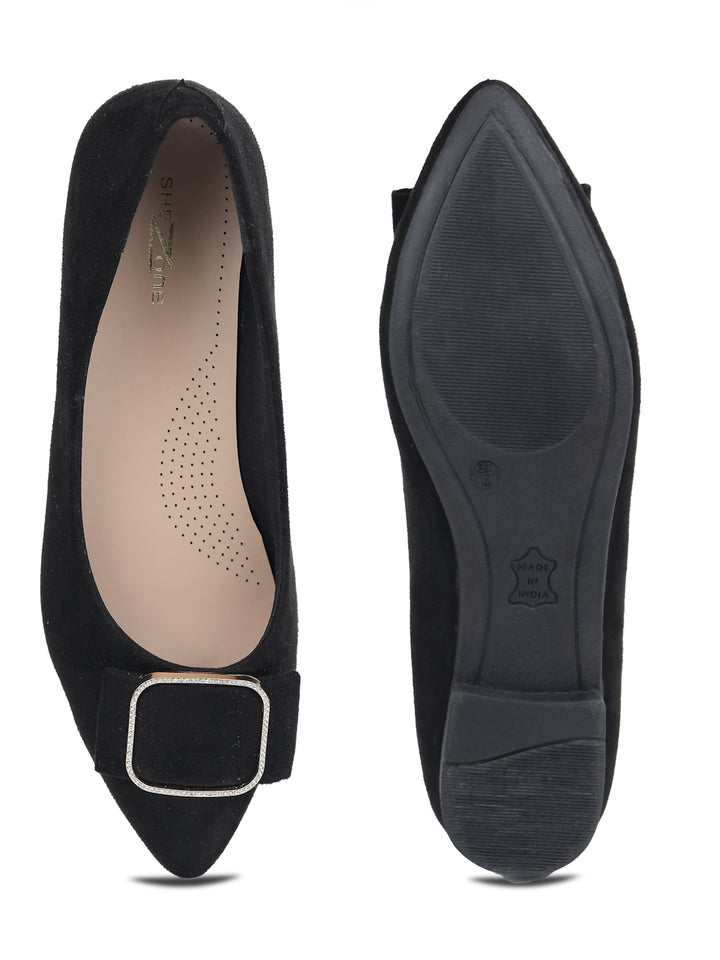 Shezone Black Women Flats